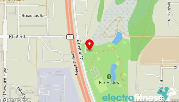 map of RYS Fitness Fitness center in Anchorage