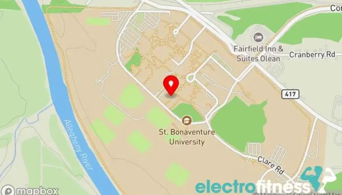 map of SANDRA A. & WILLIAM L. RICHTER CENTER Gym in Olean
