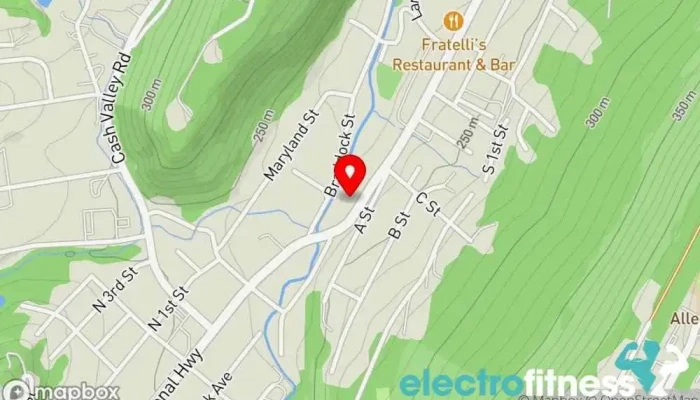 map of SB YOGA Yoga studio in La Vale