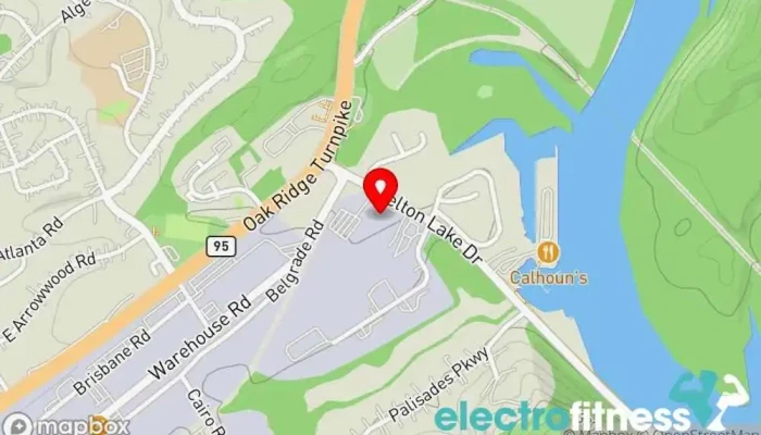 map of Secret City CrossFit Gym in Oak Ridge