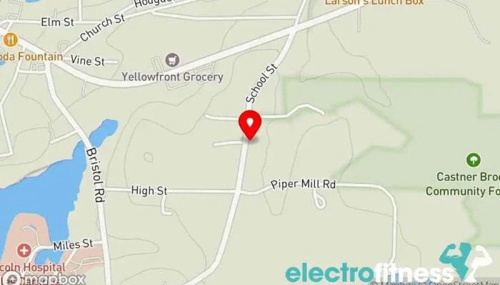 map of Shapers Fitness Gym Physical fitness program, Gym in Damariscotta