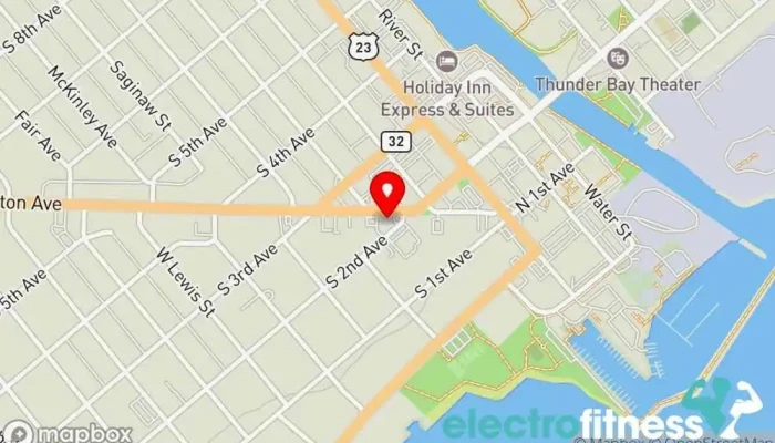 map of skellaFiT Personal Training Studio Personal trainer, Boxing gym, Gym, Physical fitness program in Alpena