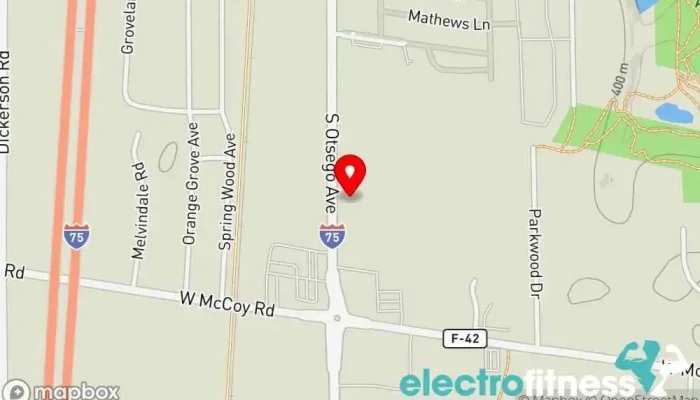map of Skye High Gymnastics - Gaylord Gymnastics center in Gaylord