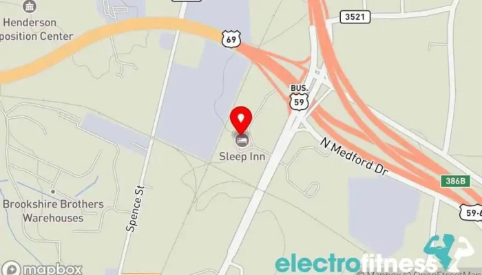 map of Sleep Inn Lufkin Hotel in Lufkin