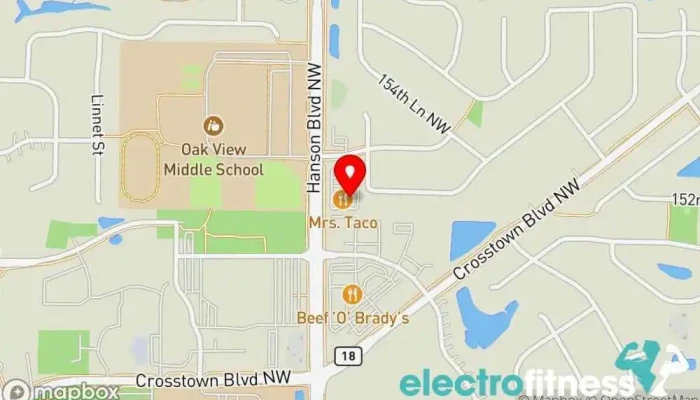 map of Snap Fitness Andover Gym, Athletic club, Coaching center, Life coach, Personal trainer, Sports school, Weight loss service, Weightlifting area in Andover