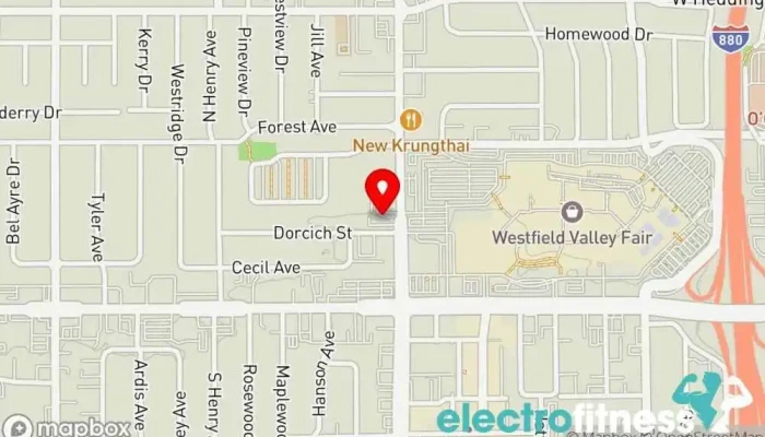 map of Snap Fitness Santa Clara Gym in Santa Clara