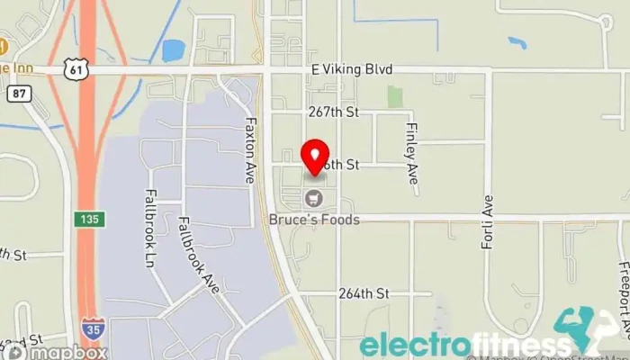 map of Snap Fitness Wyoming Gym in Wyoming