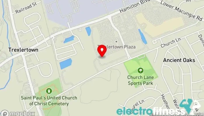 map of SOLDIERFIT Gym in Trexlertown