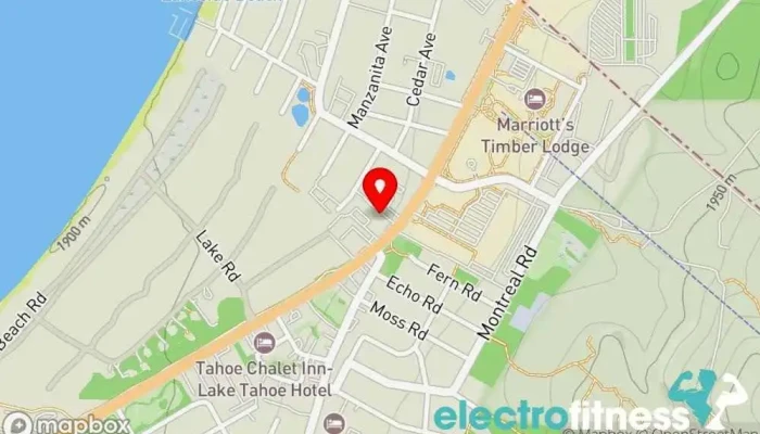 map of South Tahoe Jiu Jitsu Martial arts school in South Lake Tahoe