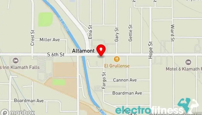 map of Southern Oregon Acro & Tumbling Gym in Altamont