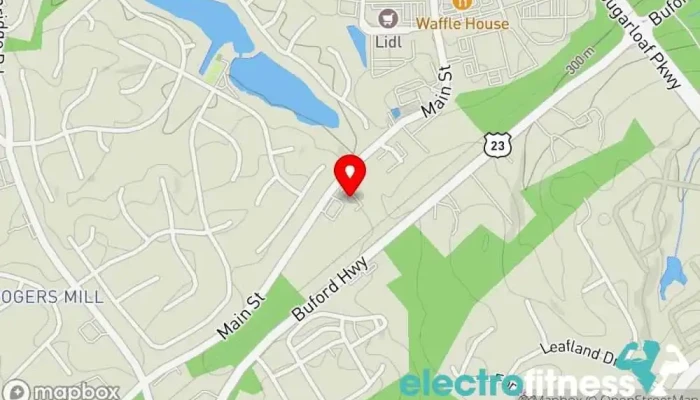 map of Stage 3 Fitness Gym, Physical fitness program in Duluth