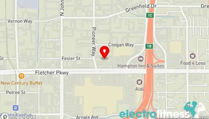 map of Stallion Arena Fitness Gym, Sports nutrition store in El Cajon