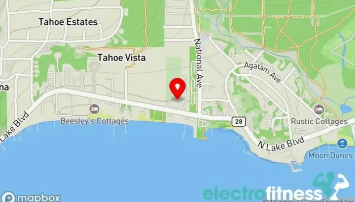map of Tahoe Flow Arts & Fitness Fitness center, Dance school, Gym, Performing arts group, Personal trainer, Physical fitness program, Sports nutrition store, Yoga studio in Tahoe Vista