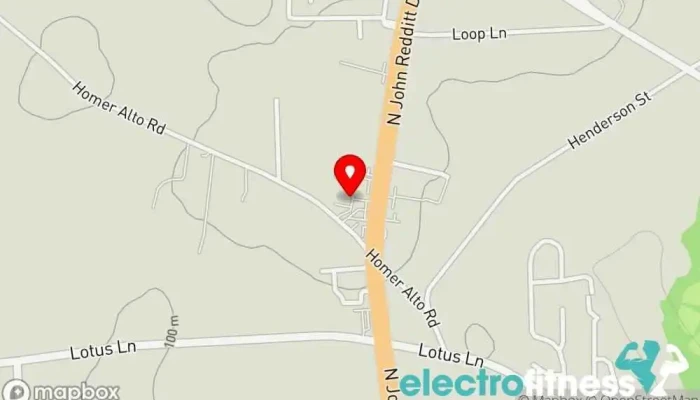 map of Tall Timbers Gymnastics Gymnastics center, Children's party service, Physical fitness program, Recreation center in Lufkin