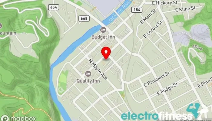 map of Tank's Gym 24/7 Fitness Center Gym in Covington