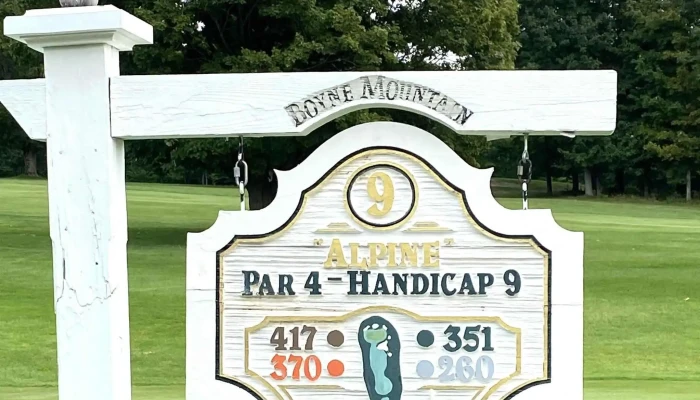 The Alpine Golf Course -  Score - Boyne City
