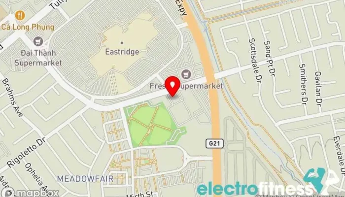 map of The Camp Transformation Center Gym, Boot camp, Fitness center, Physical fitness program, Weight loss service, Weightlifting area in San Jose
