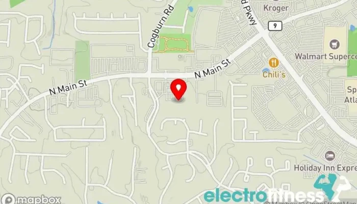 map of The Exercise Coach - Alpharetta Personal trainer in Alpharetta