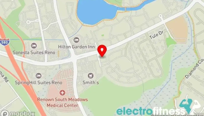 map of The Exercise Coach South Reno Personal trainer, Fitness center, Gym, Physical fitness program, Weight loss service in Reno