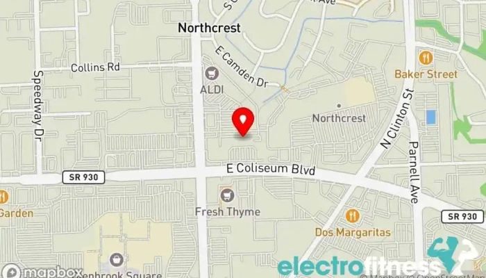 map of The Fight Lab by Lee Bros Gym, Boxing club, Boxing gym, Fitness center, Jujitsu school, Kickboxing school, Martial arts club, Martial arts school, Muay Thai boxing gym, Weight loss service in Fort Wayne