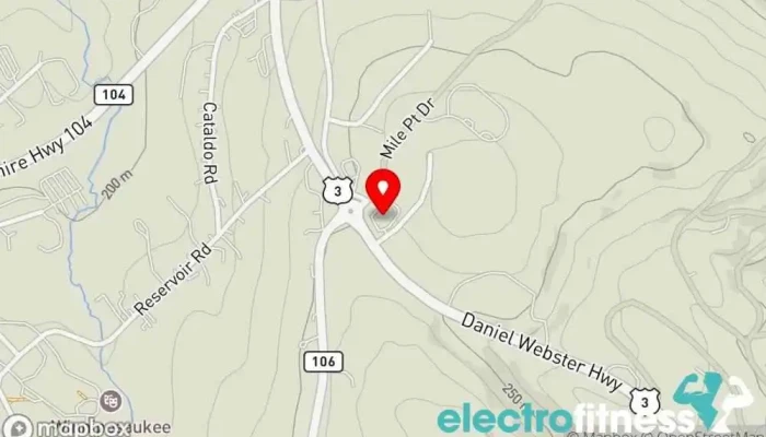 map of The Fitness Edge Gym, Fitness center, Indoor cycling, Personal trainer, Yoga instructor, Yoga studio in Meredith