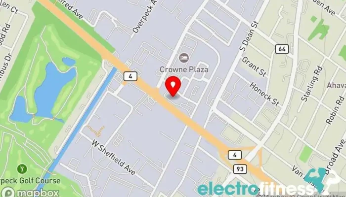 map of THE GYM Gym, Fitness center, Personal trainer, Spa and health club in Englewood
