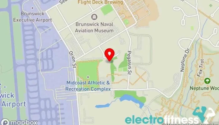 map of The Landing YMCA Gym, Sports complex, Youth organization in Brunswick