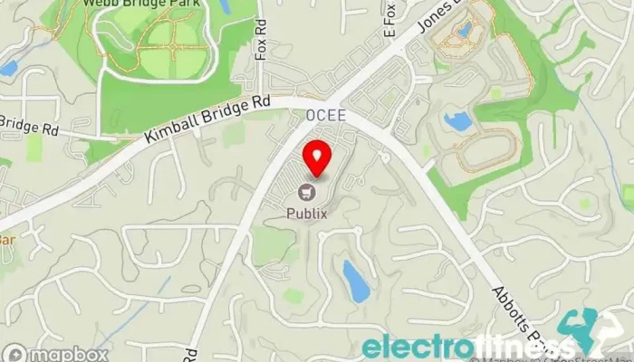 map of The Little Gym of Alpharetta/Johns Creek Gymnastics center, Children's amusement center, Children's club, Children's party service, Dance school, Gymnasium school, Gymnastics club, Summer camp organizer in Johns Creek