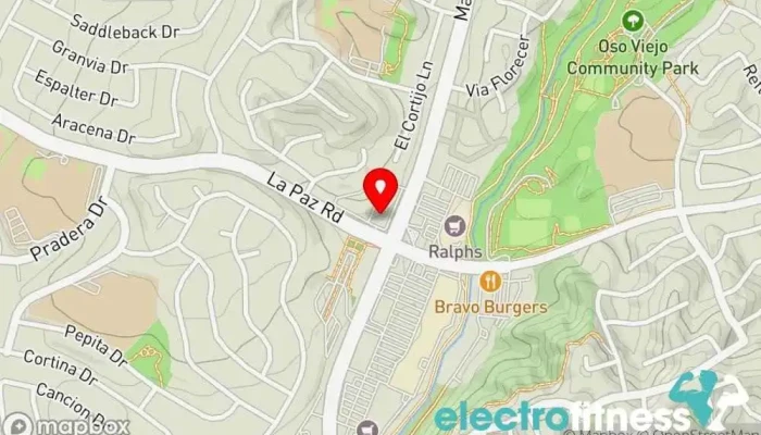 map of The Perfect Workout Personal trainer, Fitness center, Gym, Nutritionist, Physical fitness program in Mission Viejo