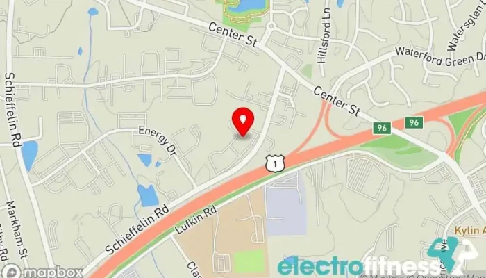 map of The Performance Dojo Gym in Apex