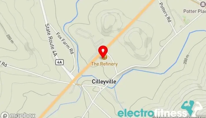 map of The Refinery Restaurant & Market Restaurant, Bar in Andover