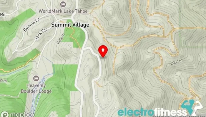 map of The Ridge Sierra Indoor lodging, Tourist attraction in Zephyr Cove