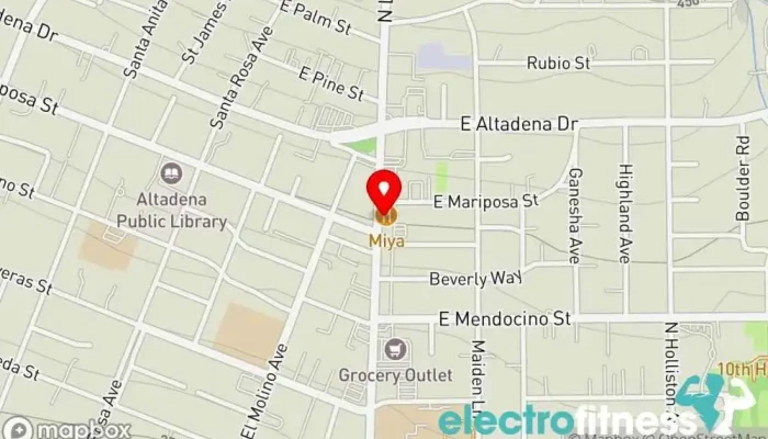 map of The WellRock Gym, Personal trainer, Physical fitness program in Altadena