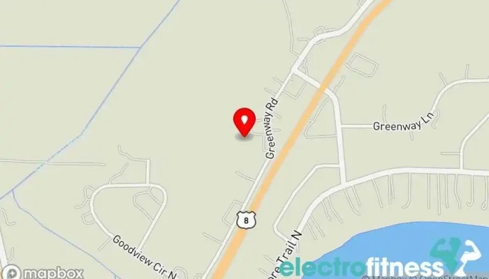 map of Thousand Lakes Fitness Gym, Fitness center, Physical fitness program in Forest Lake