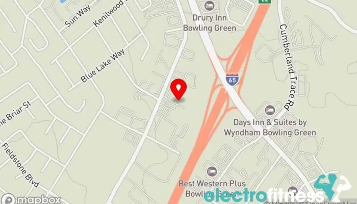 map of Total Fitness Connection - Three Springs Rd Gym, Fitness center, Physical therapist, Physical therapy clinic in Bowling Green