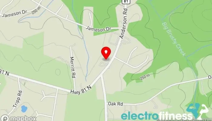 map of Total Fitness Family Center Physical fitness program, Aerobics instructor, Athletic club, Gym, Juice shop, Playground, Sauna club, Swimming pool, Tanning salon, Vitamin & supplements store in Piedmont