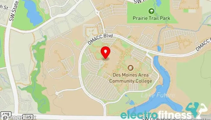 map of Trail Point Aquatics & Wellness Gym in Ankeny