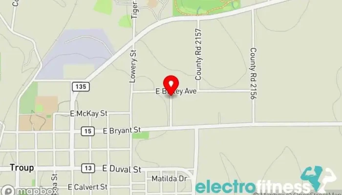 map of Troup Boxing Gym, Troup Boxing gym in Troup