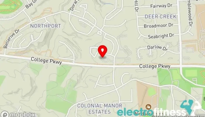map of True Moon Yoga and Fitness Yoga studio in Annapolis