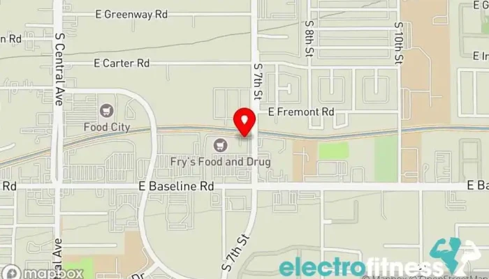 map of Truth Fitness Fitness center in Phoenix