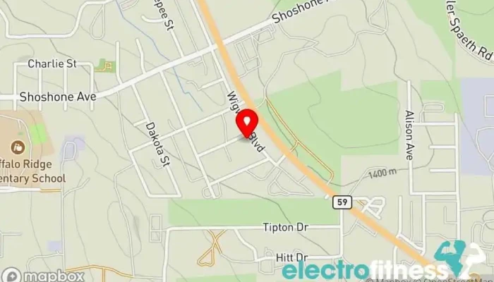 map of Underdog Nutrition & Gym Vitamin & supplements store, Gym in Gillette