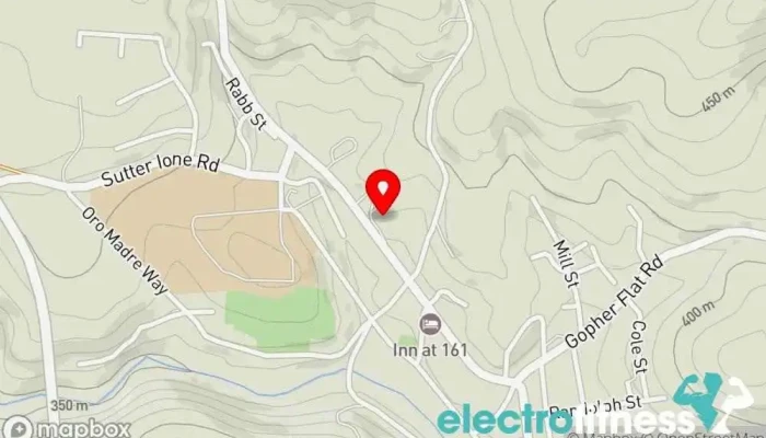 map of Underground MMA and Amador gym and fitness Gym in Sutter Creek