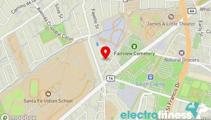map of Undisputed Fitness Gym, Adaptive sports center, Fitness center, Jujitsu school, Martial arts school, Personal trainer, Physical fitness program in Santa Fe