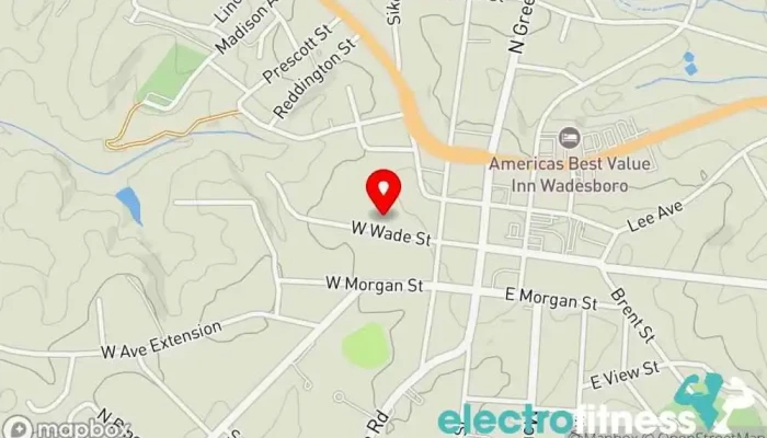 map of United Black Belt Academy Martial arts school in Wadesboro