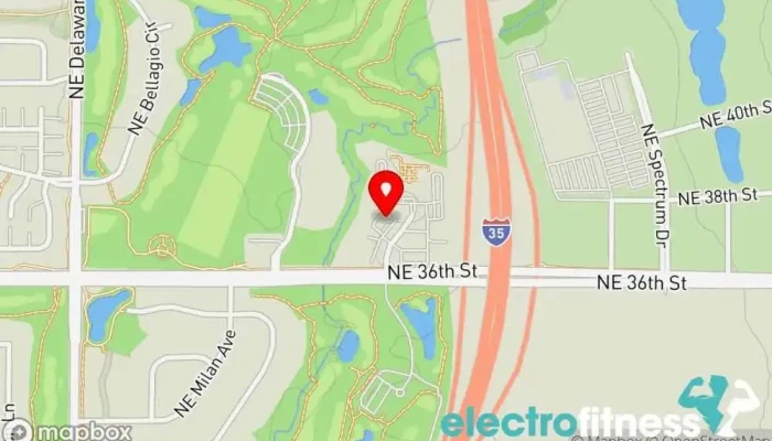 map of Unwind - Summit 23 Wellness center, Gym in Ankeny