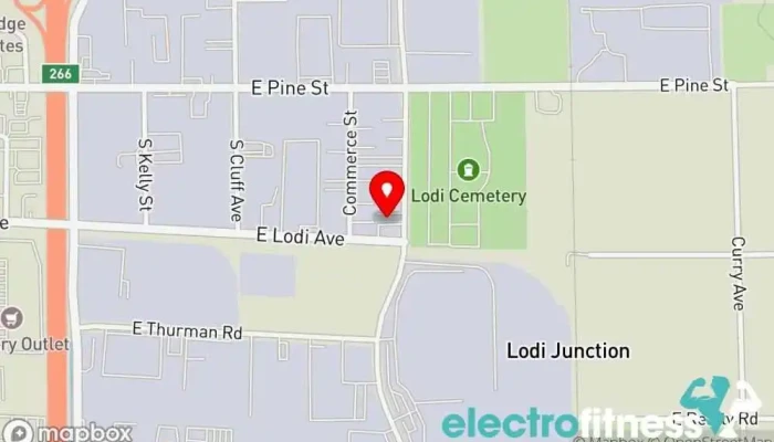 map of UVU FITNESS Boot camp, Fitness center, Gym, Sports nutrition store, Weight loss service in Lodi