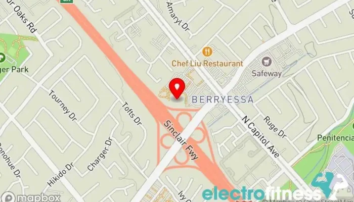 map of Villa Sport Gym, Fitness center, Personal trainer, Spa and health club in San Jose
