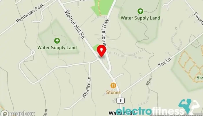 map of Village Body Works Yoga studio in North Yarmouth