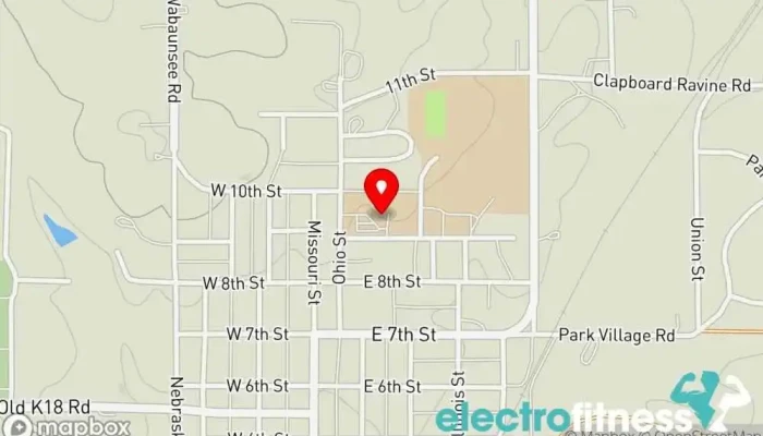 map of Wabaunsee USD 329 School district office in Alma