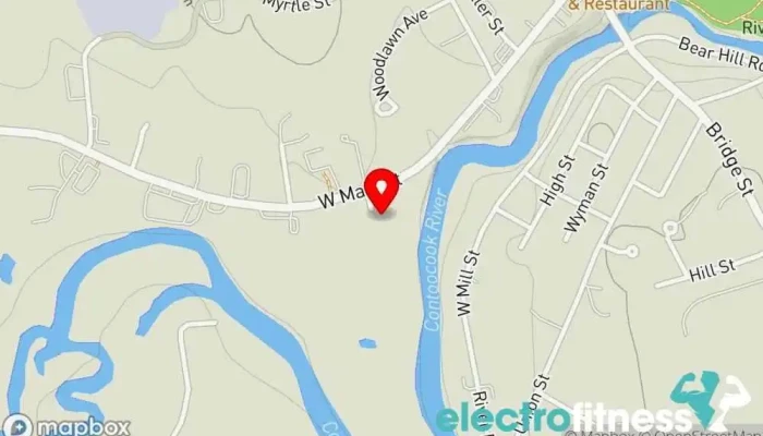 map of Wall Street Fitness Physical fitness program in Hillsborough